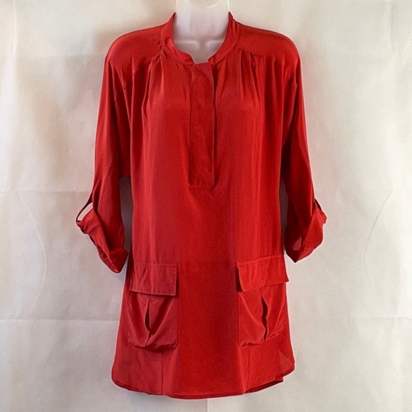 Anthropologie Tops - Anthropologie Edmé & Esyllte Silk Blouse Sz M